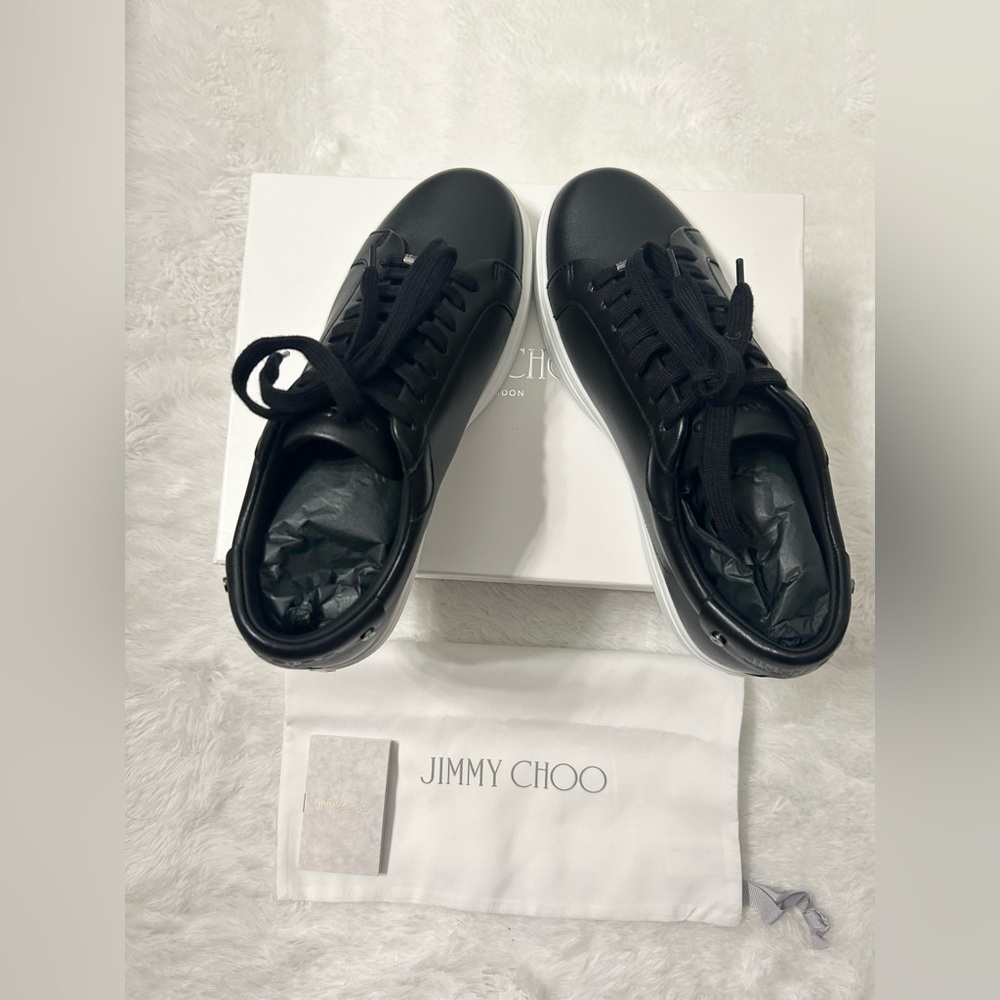 Jimmy Choo Rome Calf Sneakers - Picture 14 of 15